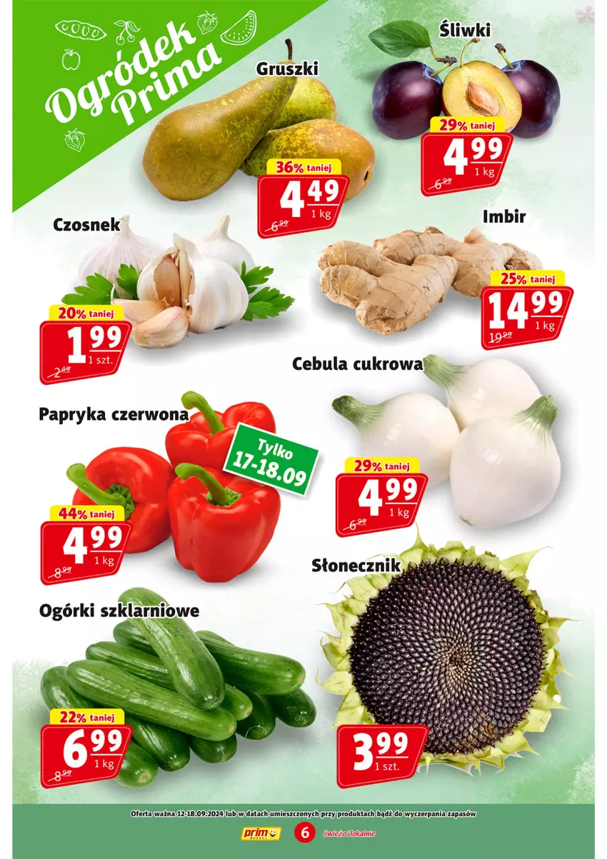 Gazetka promocyjna Prim Market - ważna 12.09 do 18.09.2024 - strona 6 - produkty: Czosnek