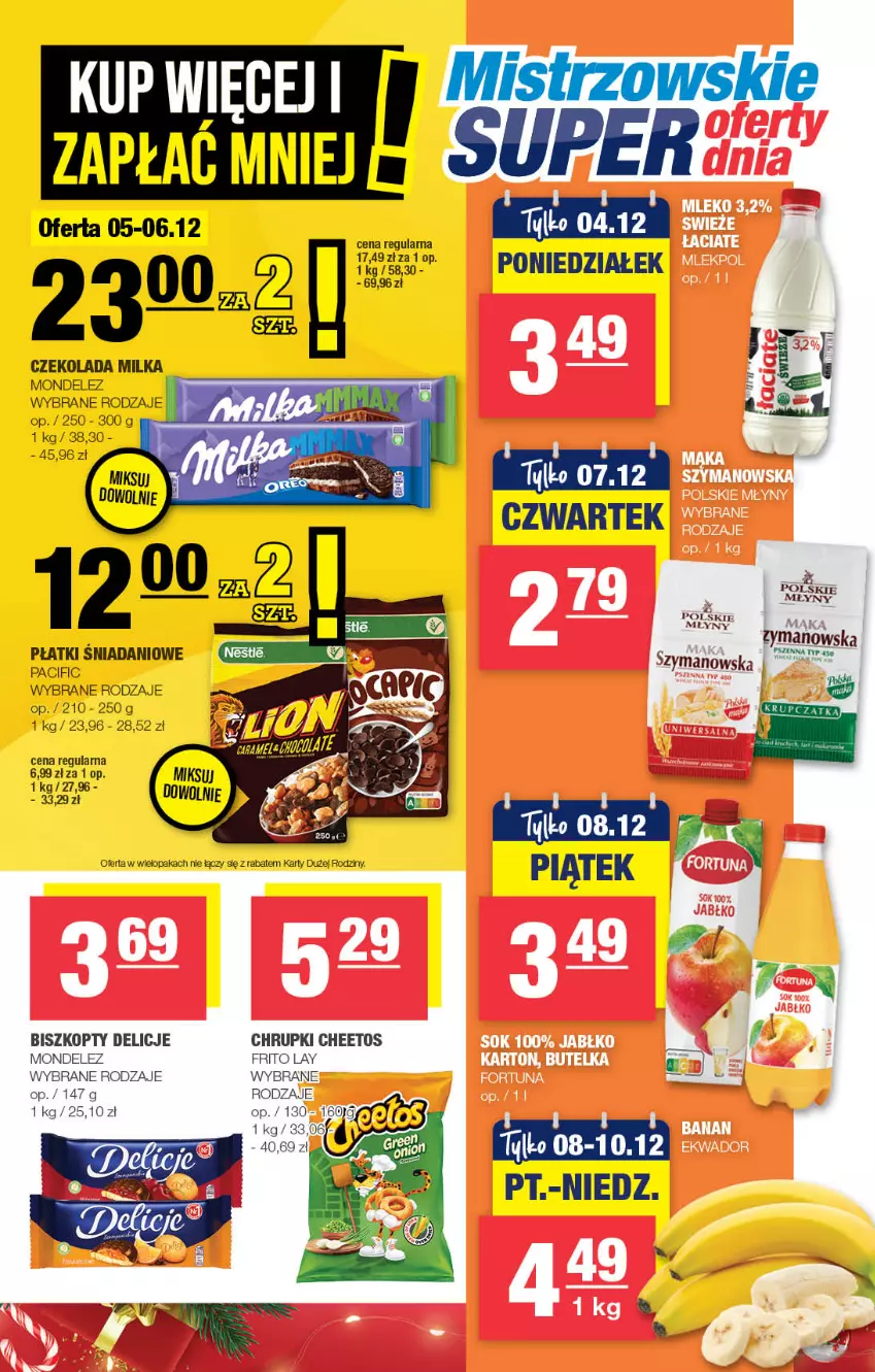 Gazetka promocyjna Spar - Spar-Mini - ważna 03.12 do 13.12.2023 - strona 3 - produkty: Biszkopty, Cheetos, Chrupki, Cif, Czekolada, Danio, Delicje, Milka