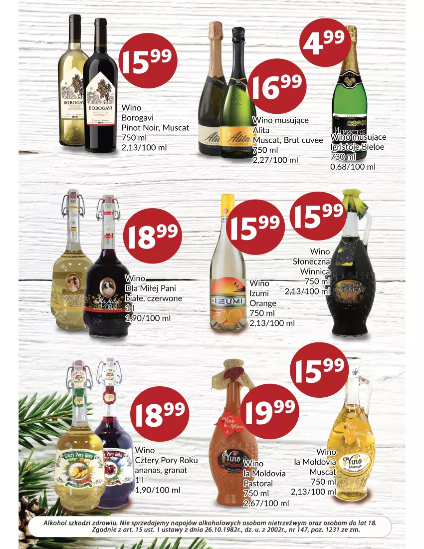 Gazetka promocyjna Prim Market - Gazetka - ważna 01.12 do 31.12.2021 - strona 8 - produkty: Mus, Por, Wino