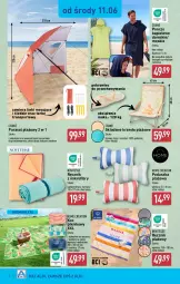 Gazetka promocyjna Aldi - Artykuły przemysłowe i tekstylia - Gazetka - ważna od 14.06 do 14.06.2025 - strona 4 - produkty: Por, Koc, Parasol, Tran, Wełna, Ręcznik, Sport, Krzesło, Pokrowiec, Poduszka, Ponczo