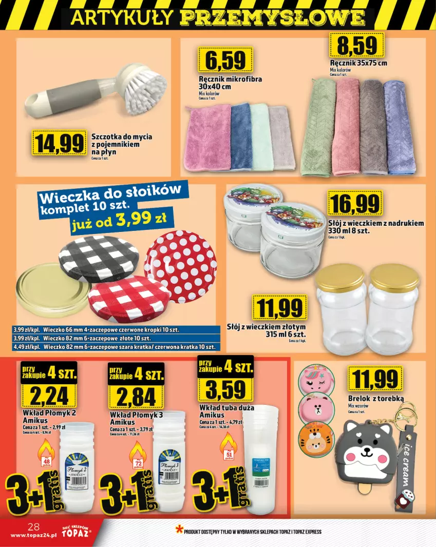 Gazetka promocyjna Topaz - Gazetka - ważna 29.08 do 04.09.2024 - strona 28 - produkty: Fa, Ręcznik, Szczotka, Top