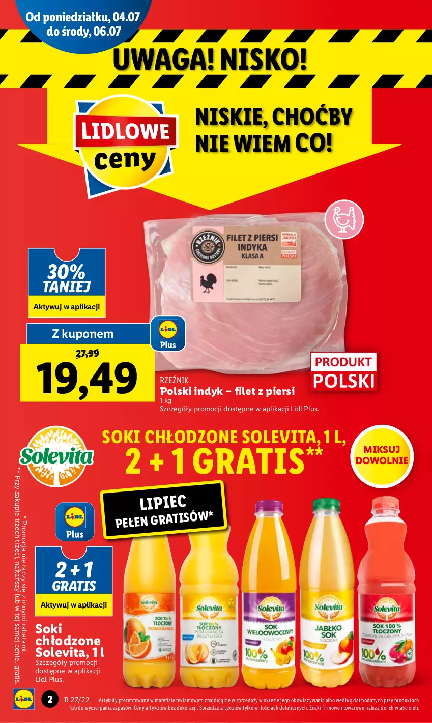 Gazetka promocyjna Lidl - GAZETKA - ważna 07.07 do 09.07.2022 - strona 2 - produkty: Gra, Piec, Sok, Waga