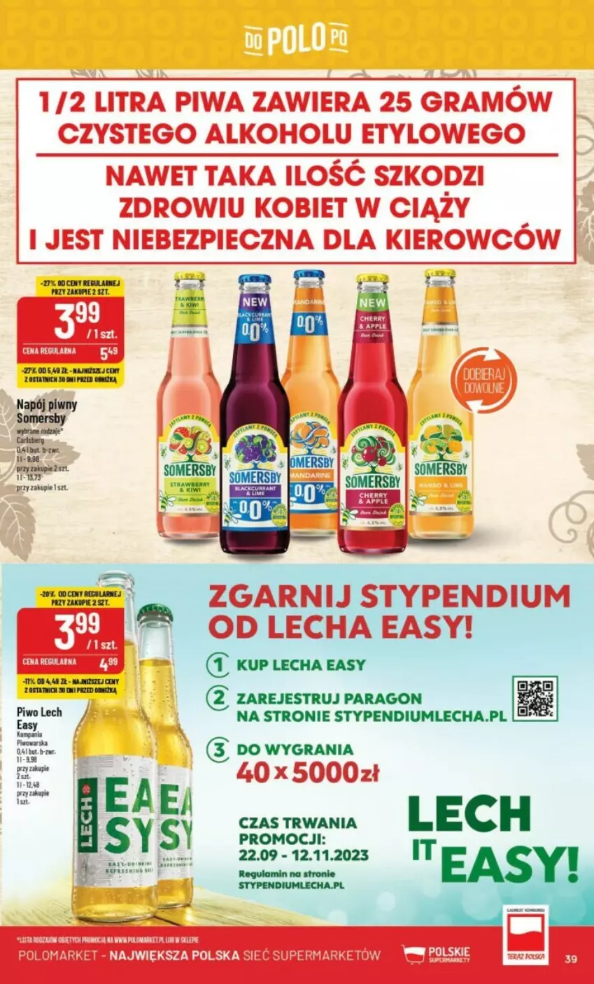 Gazetka promocyjna PoloMarket - ważna 11.10 do 17.11.2023 - strona 33 - produkty: Gra, Piec, Piwa