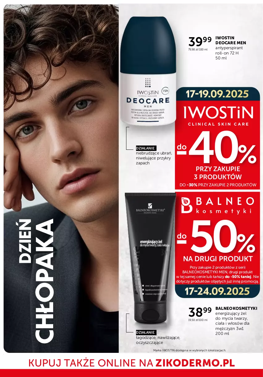 Gazetka promocyjna Ziko - Gazetka Ziko Dermo - ważna 17.09 do 01.10.2025 - strona 18 - produkty: Antyperspirant, Iwostin, Ser
