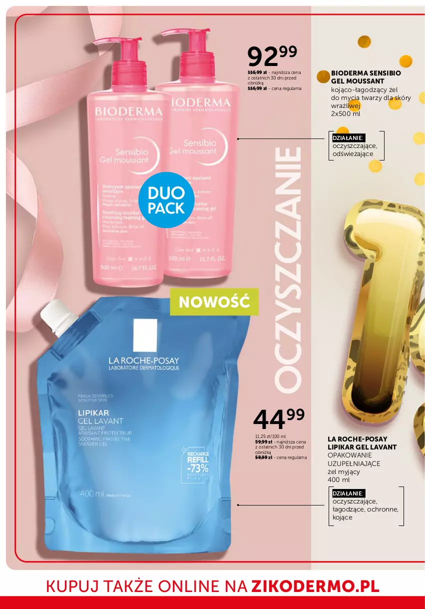 Gazetka promocyjna Ziko - Gazetka Ziko Dermo - ważna 17.09 do 01.10.2025 - strona 2 - produkty: Bioderma, La Roche-Posay, Lipikar