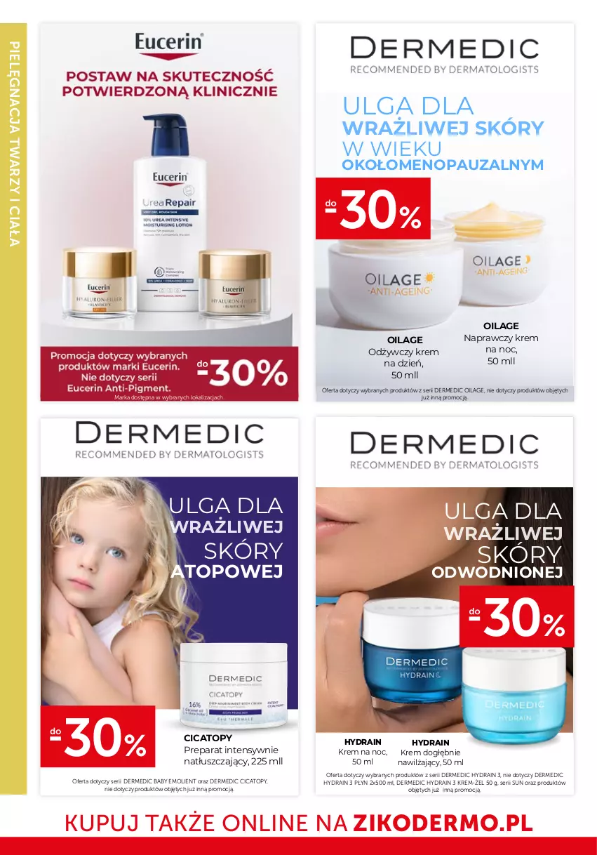 Gazetka promocyjna Ziko - Gazetka Ziko Dermo - ważna 17.09 do 01.10.2025 - strona 22 - produkty: Dermedic, Krem na dzień, Krem na noc, Krem nawilżający, LG, Ser, Top