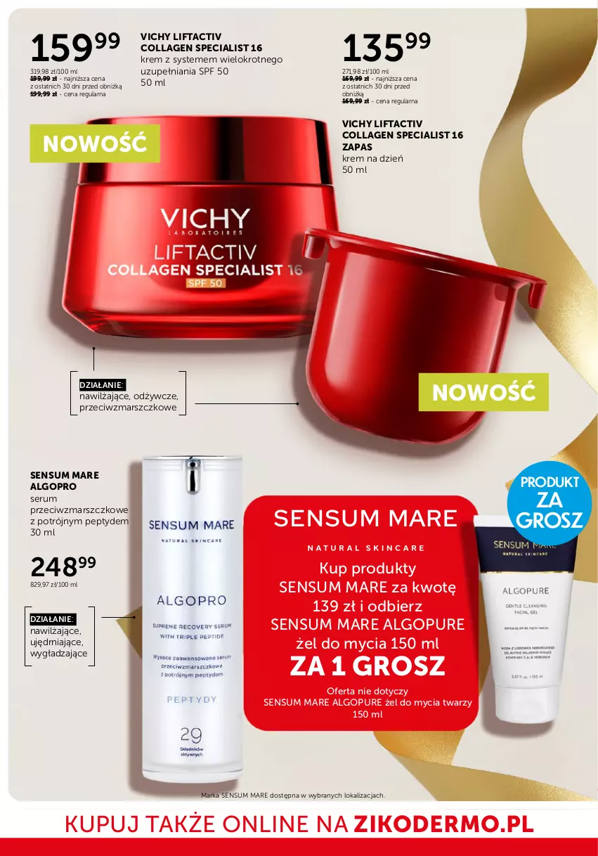 Gazetka promocyjna Ziko - Gazetka Ziko Dermo - ważna 17.09 do 01.10.2025 - strona 8 - produkty: GoPro, Krem na dzień, LG, Mars, Pur, Rum, Ser, Serum, Vichy