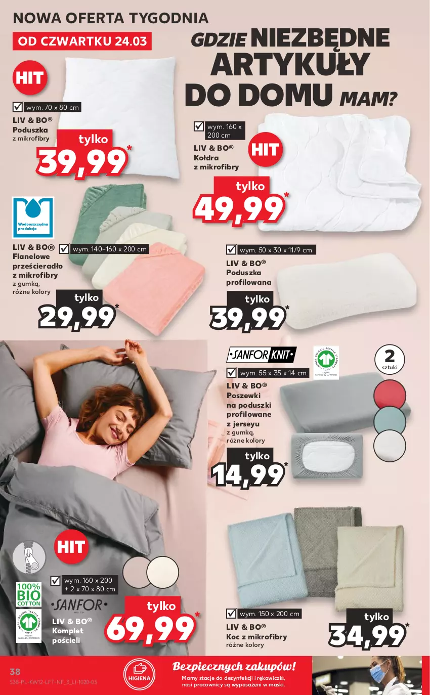 Gazetka promocyjna Kaufland - OFERTA TYGODNIA - ważna 24.03 do 30.03.2022 - strona 38 - produkty: Gra, Koc, Kołdra, Kołdra z mikrofibry, Komplet pościeli, Piec, Poduszka, Poduszka z mikrofibry, Pościel, Prześcieradło