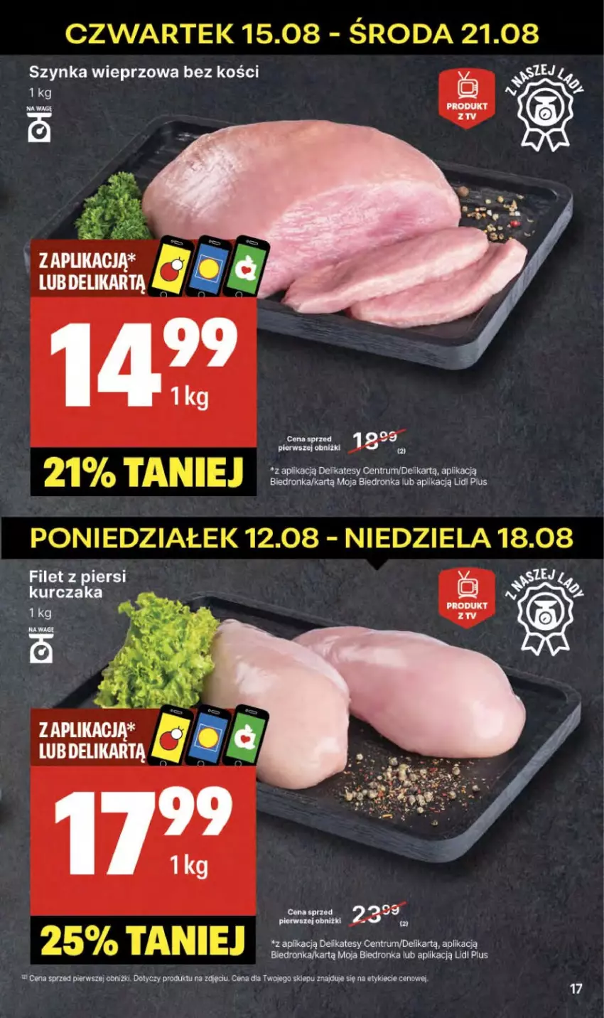 Gazetka promocyjna Delikatesy Centrum - NOWA GAZETKA Delikatesy Centrum od 15 sierpnia! 15-21.08.2024 - ważna 15.08 do 21.08.2024 - strona 17 - produkty: Dron, Rum, Szynka, Szynka wieprzowa