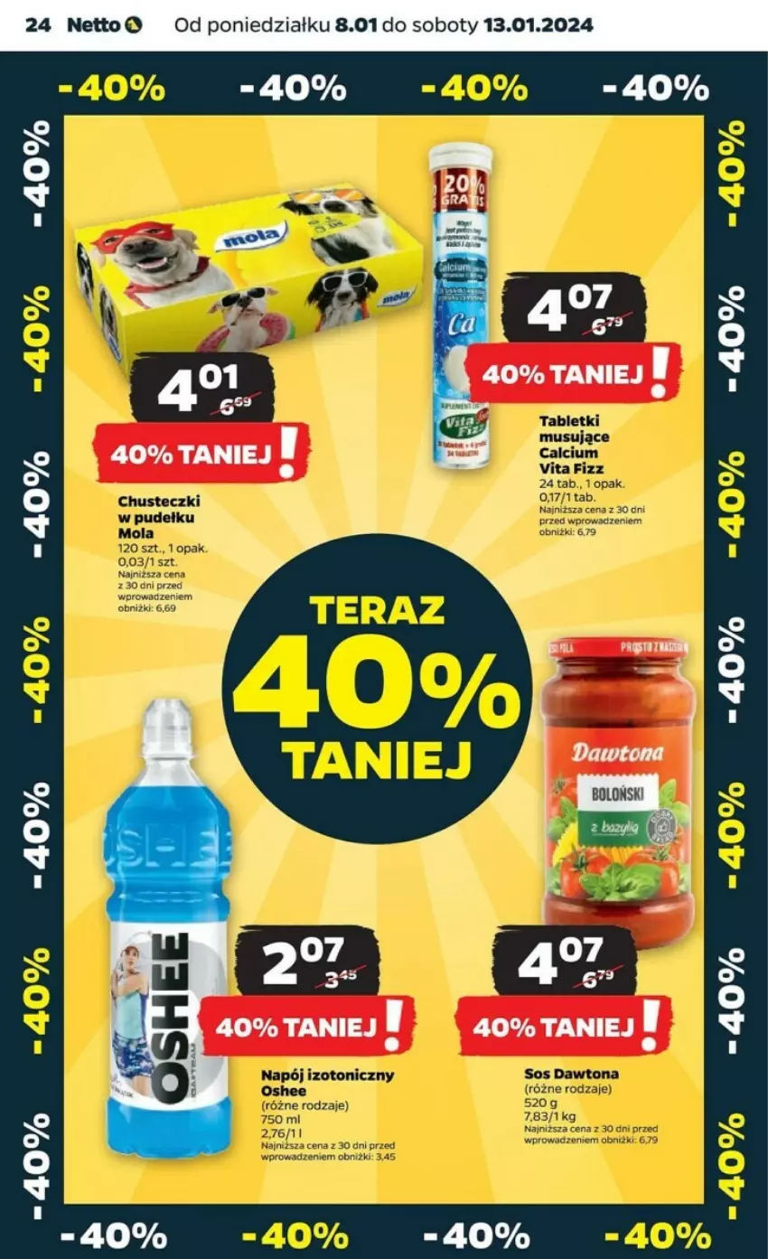 Gazetka promocyjna Netto - ważna 08.01 do 13.01.2024 - strona 17 - produkty: Napój, Napój izotoniczny, Sos