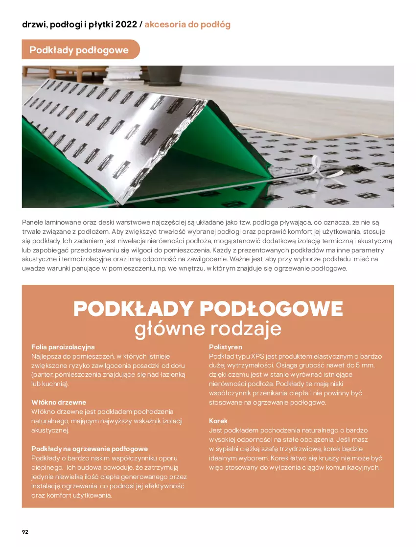 Gazetka promocyjna Castorama - ważna 02.05 do 31.12.2022 - strona 92 - produkty: Drzwi, LG, Ogrzewanie, Podkład, Podkład podłogowy, Por, Sok, Top