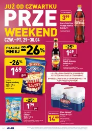 Gazetka promocyjna Aldi - Gazetka - ważna od 30.04 do 30.04.2021 - strona 24 - produkty: Piwa, Piwo, Karlsquell, Gra, Papryka, Chipsy, Coca-Cola, Tera, Piwo jasne, Popcorn, Harnaś, Napój, Olej