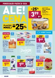 Gazetka promocyjna Aldi - Gazetka - ważna od 30.04 do 30.04.2021 - strona 6 - produkty: Sos, Ser, Mus, Maślanka, Przekąska śledziowa, Mleczna Rzeka, Jogurt, Balta Mare, Tera, Serek, Hochland, Napój mleczny, Tuńczyk, Napój, Olej, Kefir