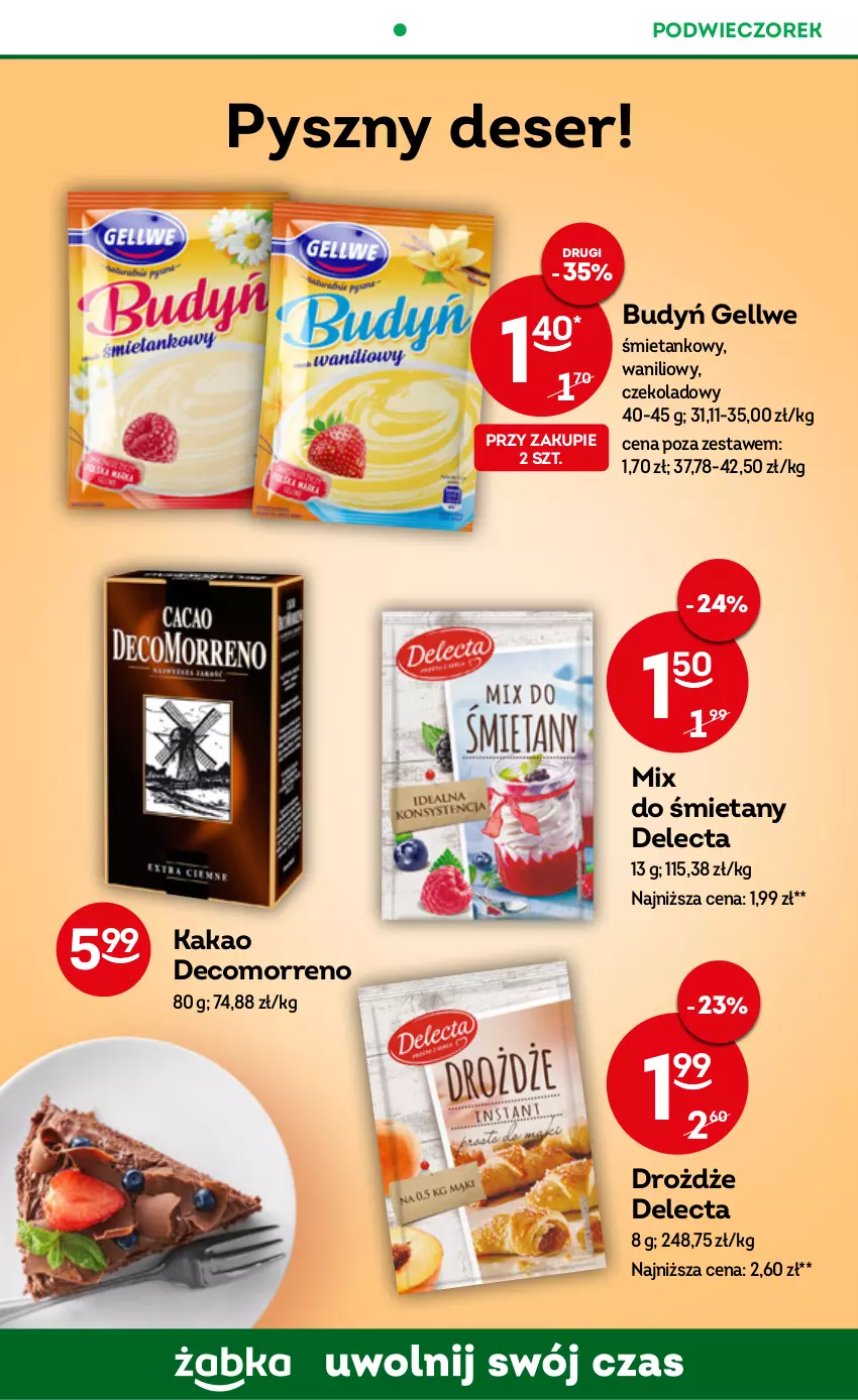 Gazetka promocyjna Żabka - ważna 15.03 do 21.03.2023 - strona 50 - produkty: Budyń, Delecta, Deser, Drożdże, Kakao, Ser