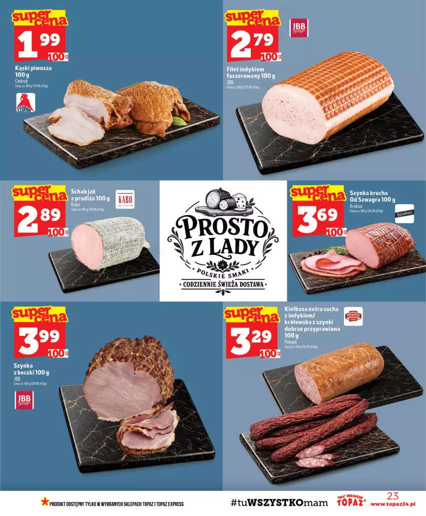 Gazetka promocyjna Topaz - Gazetka - ważna 03.09 do 09.09.2026 - strona 23 - produkty: Top