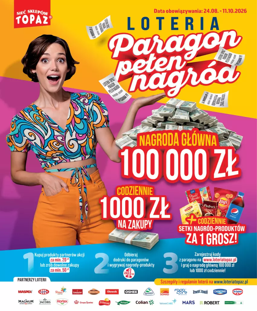Gazetka promocyjna Topaz - Gazetka - ważna 03.09 do 09.09.2026 - strona 3 - produkty: Jacobs, Mars, Top, Waga