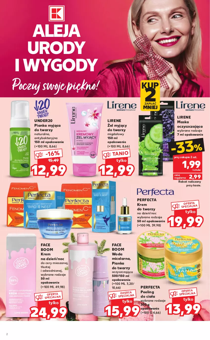 Gazetka promocyjna Kaufland - Katalog Zabawki - ważna 09.12 do 21.12.2021 - strona 2 - produkty: Fa, Krem do twarzy, Krem na dzień, Lirene, Maska, Peeling, Perfecta, Woda, Woda micelarna