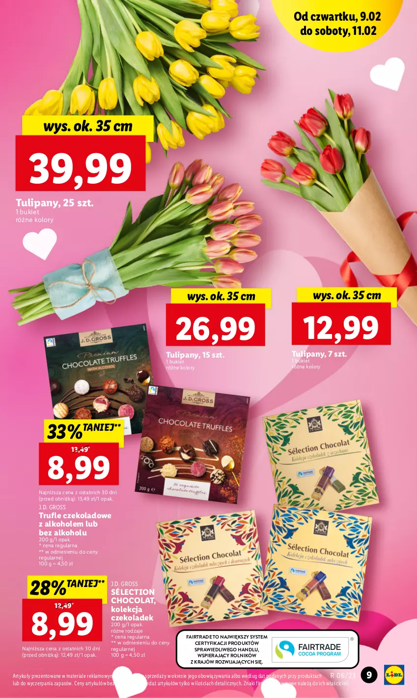 Gazetka promocyjna Lidl - GAZETKA - ważna 09.02 do 11.02.2023 - strona 11 - produkty: Alkohole, Bukiet, Fa, Rolnik, Tulipan