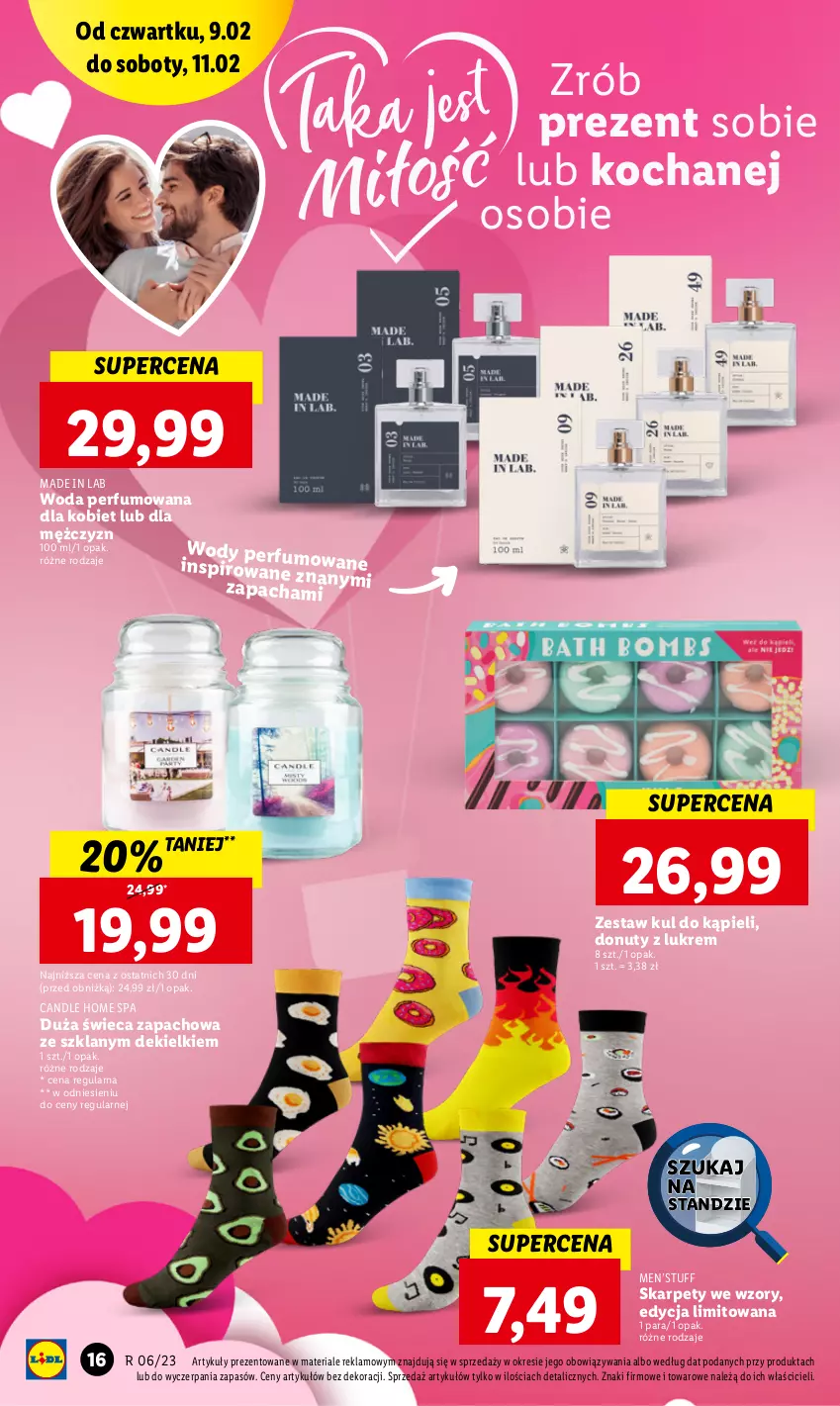 Gazetka promocyjna Lidl - GAZETKA - ważna 09.02 do 11.02.2023 - strona 18 - produkty: Donut, Karp, Koc, Nuty, Perfum, Woda, Woda perfumowana