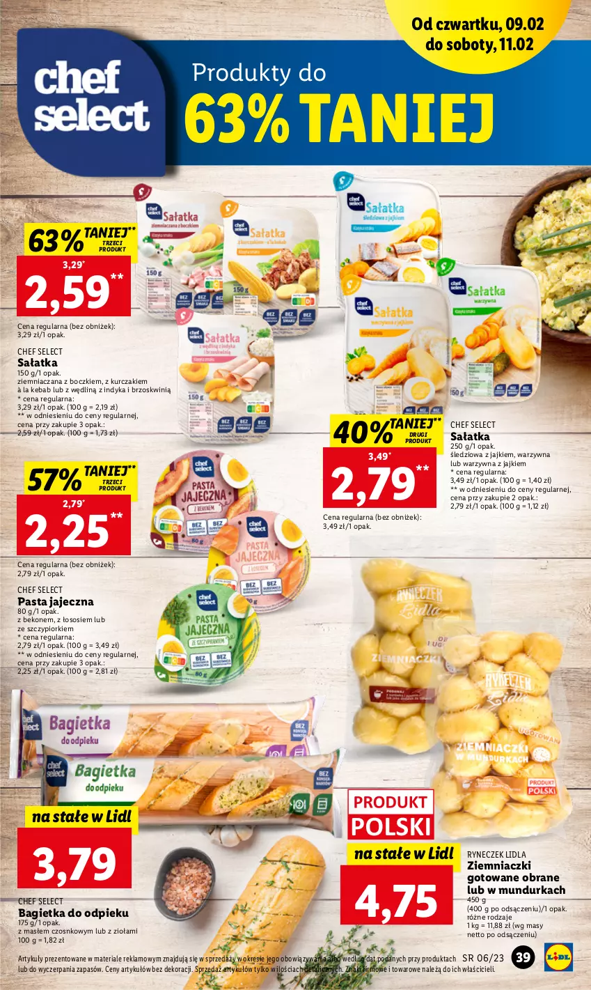 Gazetka promocyjna Lidl - GAZETKA - ważna 09.02 do 11.02.2023 - strona 41 - produkty: Bagietka, Beko, Kebab, Kurczak, Sałat, Sałatka, Sos