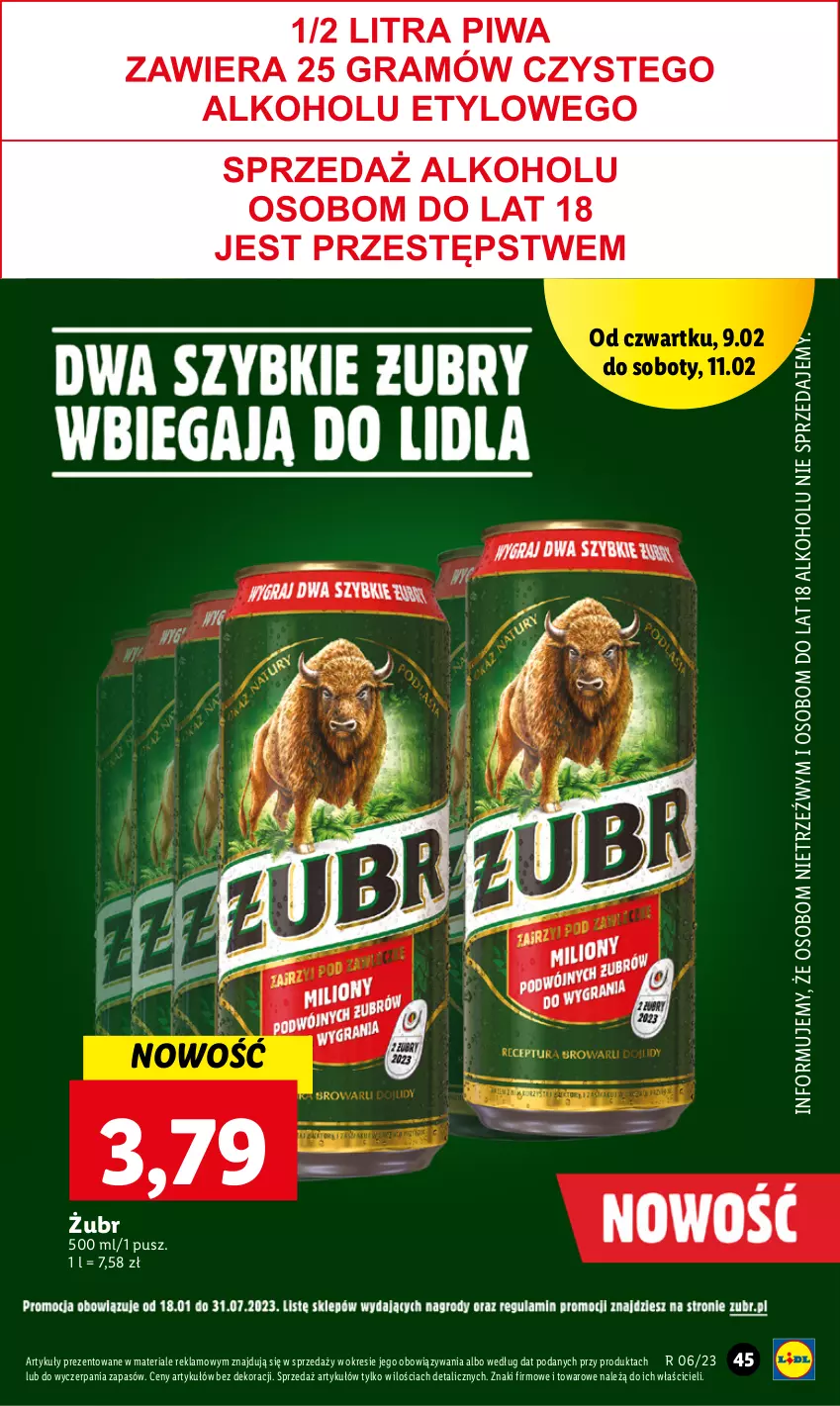 Gazetka promocyjna Lidl - GAZETKA - ważna 09.02 do 11.02.2023 - strona 47 - produkty: Carlsberg, Heineken, Kasztelan, Tyskie