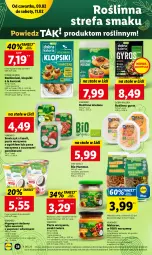 Gazetka promocyjna Lidl - GAZETKA - Gazetka - ważna od 11.02 do 11.02.2023 - strona 40 - produkty: Kurczak, Makaron, Hummus, Mus, Pasta warzywna, Vegangurt, Roślinny gyros, Gyros, Klopsiki, Fa