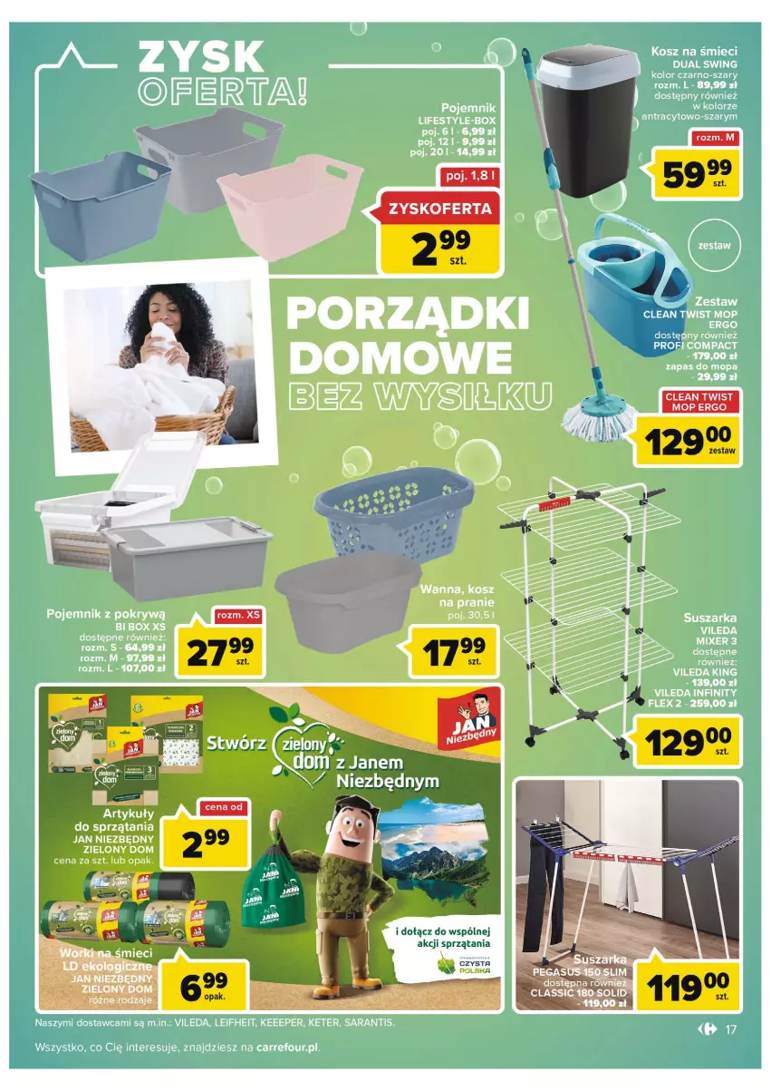 Gazetka promocyjna Carrefour - Gazetka Carrefour - ważna 16.08 do 28.08.2022 - strona 17 - produkty: Mop