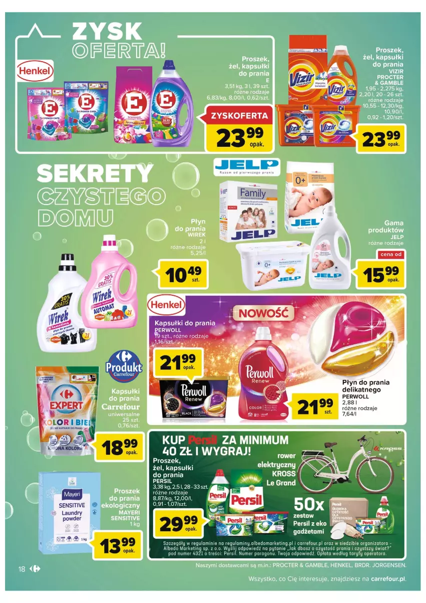 Gazetka promocyjna Carrefour - Gazetka Carrefour - ważna 16.08 do 28.08.2022 - strona 18 - produkty: Gra, Kapsułki do prania, Persil, Perwoll, Płyn do prania