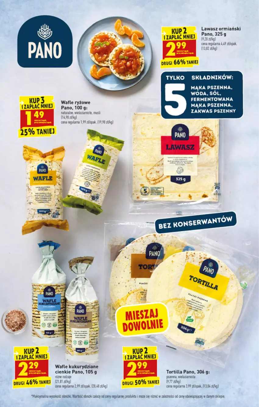 Gazetka promocyjna Biedronka - W tym tygodniu - ważna 10.01 do 15.01.2022 - strona 33 - produkty: Gala, Mąka, Mąka pszenna, Sok, Sól, Tortilla, Wafle, Woda