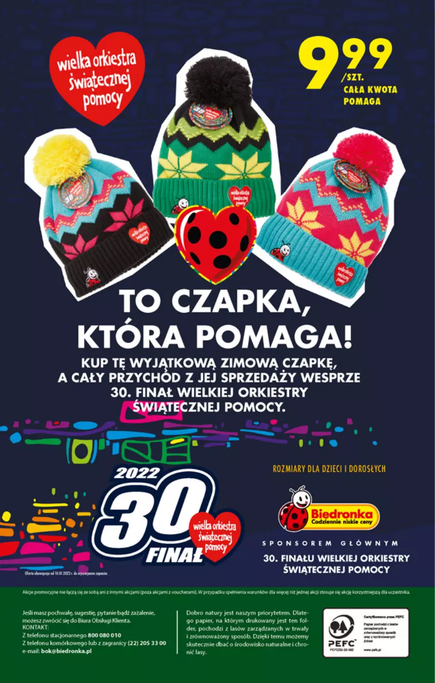 Gazetka promocyjna Biedronka - W tym tygodniu - ważna 10.01 do 15.01.2022 - strona 64 - produkty: Czapka, Gra, Telefon