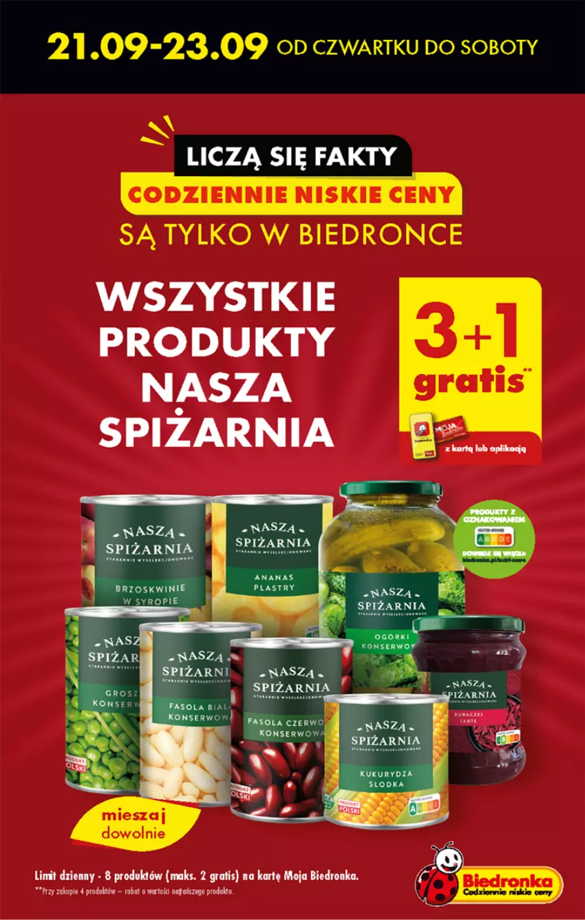 Gazetka promocyjna Biedronka - Od czwartku - ważna 21.09 do 27.09.2023 - strona 9 - produkty: Ananas, Brzoskwinie, Dron, Fa, Gra, Syrop