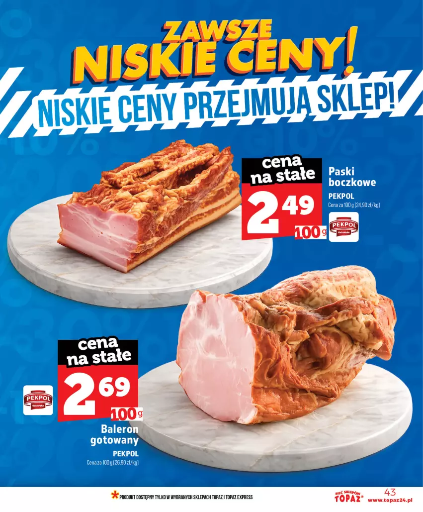 Gazetka promocyjna Topaz - Gazetka - ważna 18.06 do 24.06.2026 - strona 43 - produkty: Top