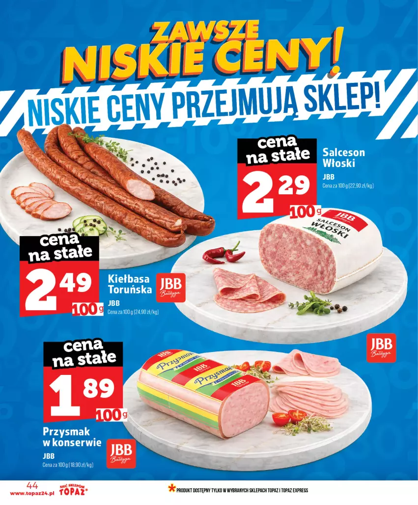 Gazetka promocyjna Topaz - Gazetka - ważna 18.06 do 24.06.2026 - strona 44 - produkty: Top
