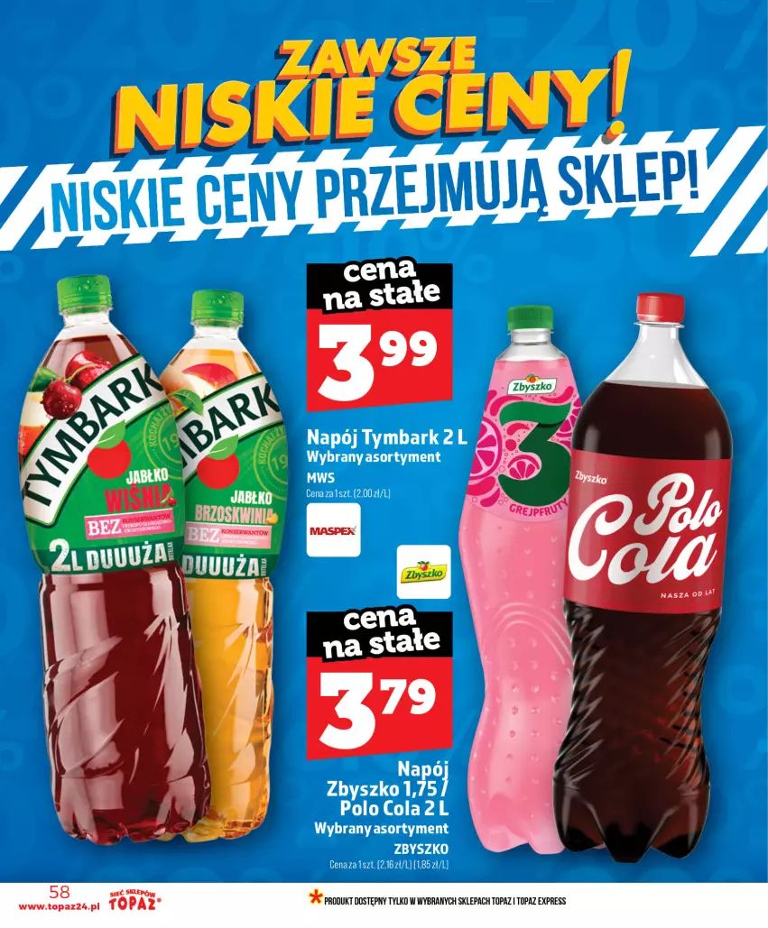 Gazetka promocyjna Topaz - Gazetka - ważna 18.06 do 24.06.2026 - strona 58 - produkty: Top