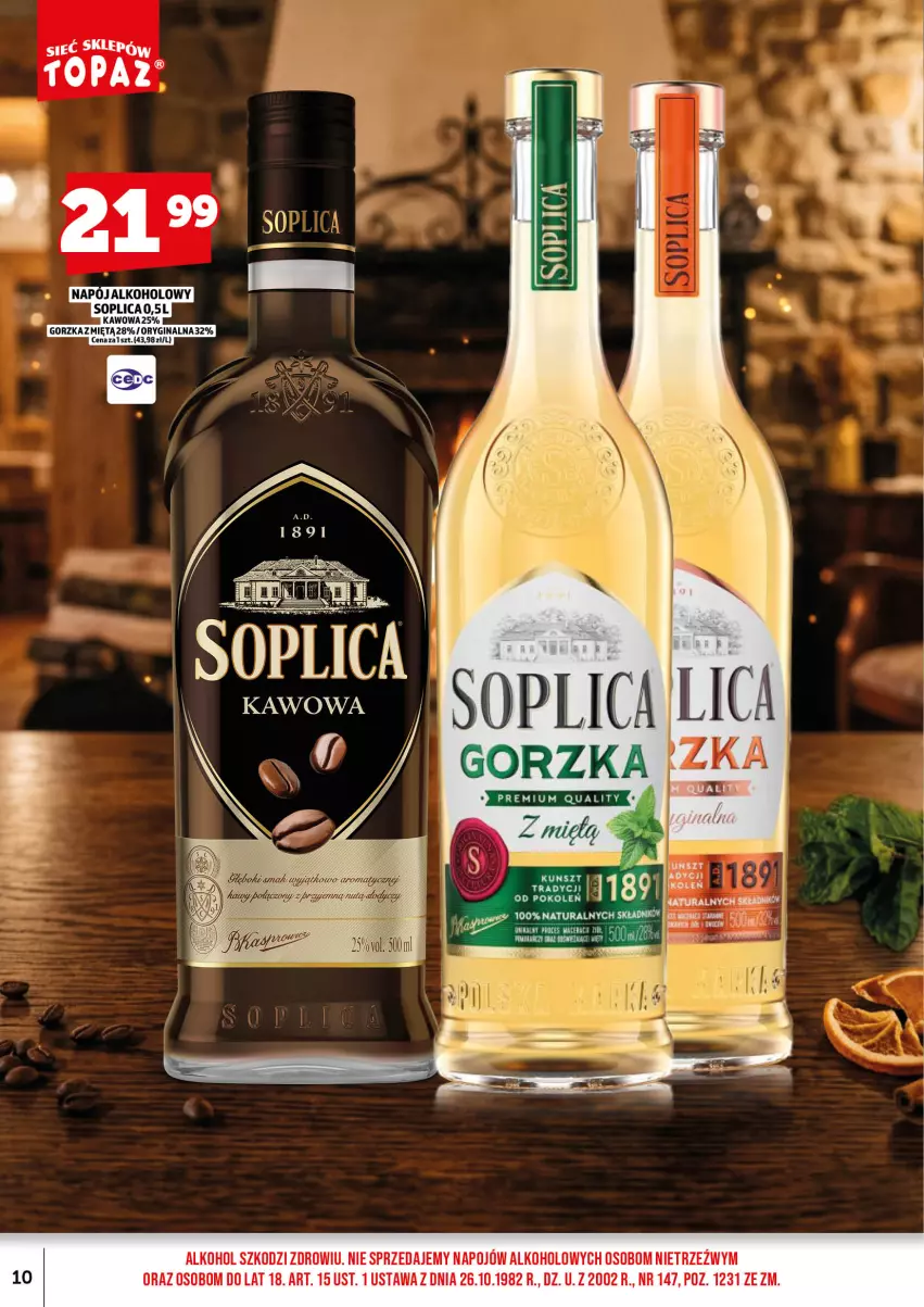 Gazetka promocyjna Topaz - Gazetka - ważna 01.09 do 15.09.2026 - strona 12 - produkty: Gin, Top