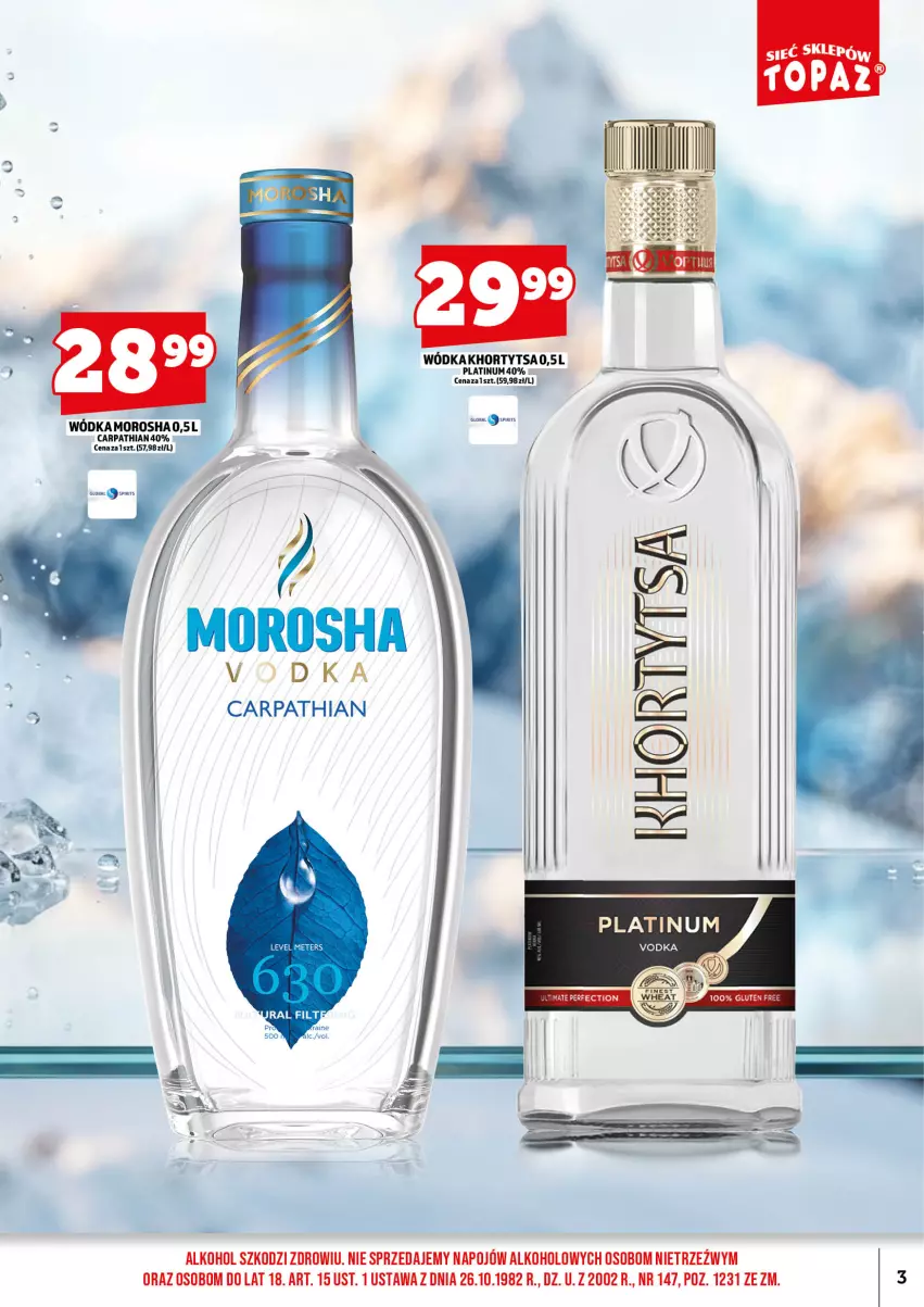 Gazetka promocyjna Topaz - Gazetka - ważna 01.09 do 15.09.2026 - strona 5 - produkty: Wódka