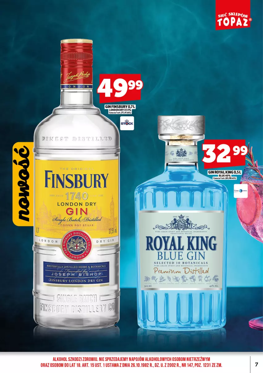 Gazetka promocyjna Topaz - Gazetka - ważna 01.09 do 15.09.2026 - strona 9 - produkty: Gin, Sos