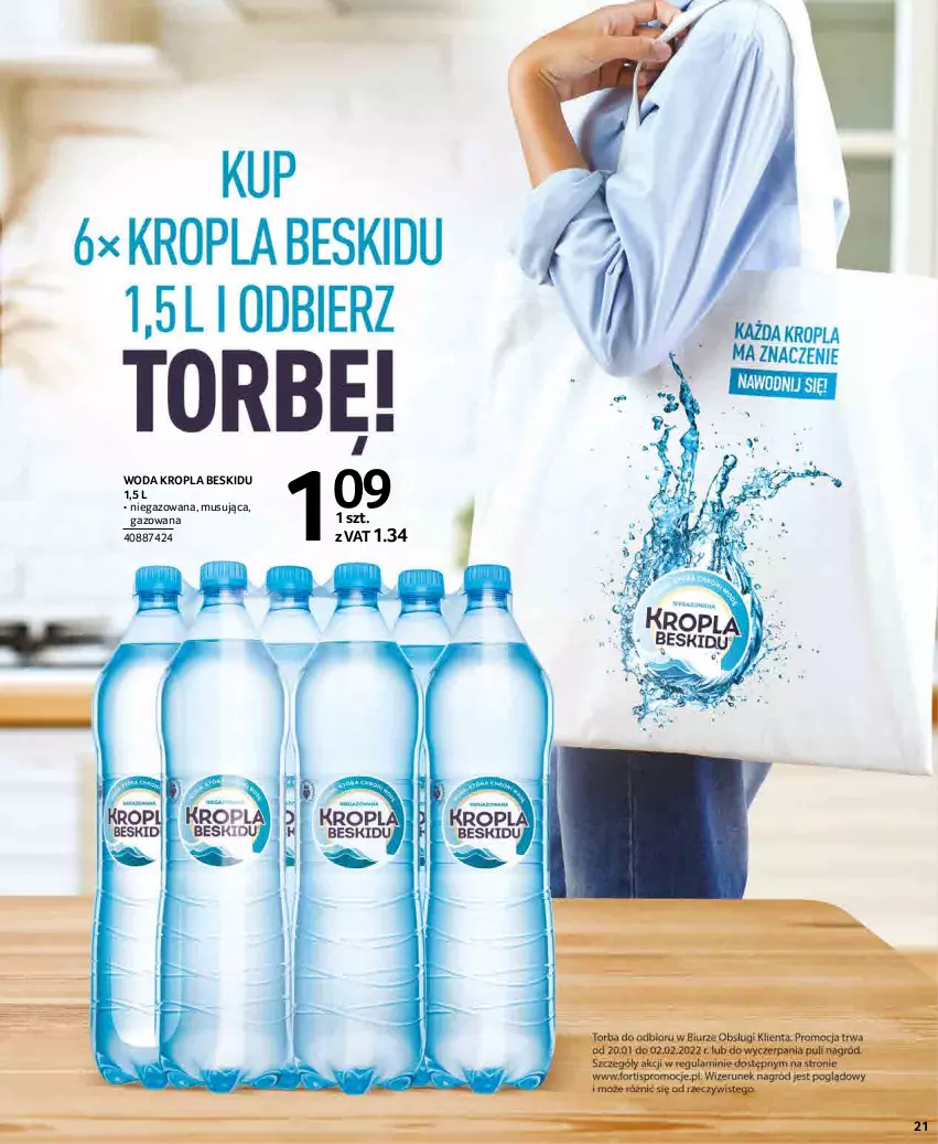 Gazetka promocyjna Selgros - Extra Oferta - ważna 01.01 do 31.01.2022 - strona 21 - produkty: Mus, Woda