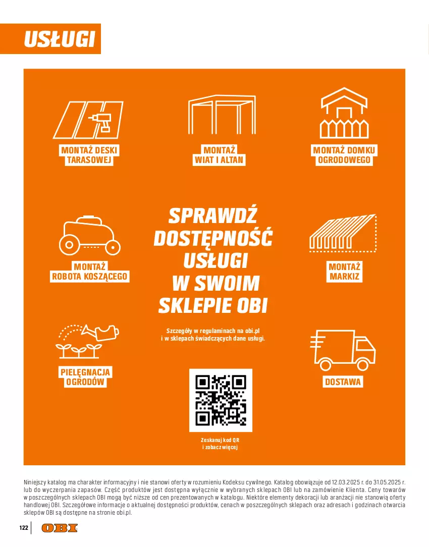 Gazetka promocyjna Obi - Gazetka OBI - ważna 09.04 do 31.07.2025 - strona 122 - produkty: Dres, Kosz, Robot
