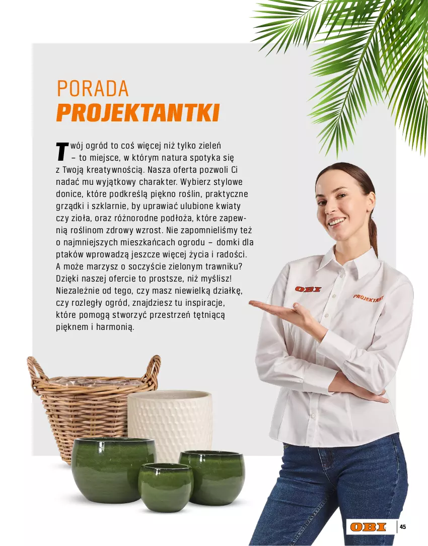 Gazetka promocyjna Obi - Gazetka OBI - ważna 09.04 do 31.07.2025 - strona 45 - produkty: Ogród, Por