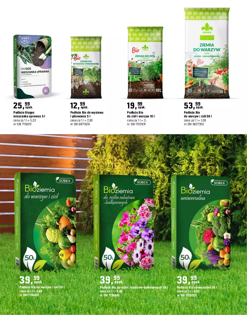 Gazetka promocyjna Obi - Gazetka OBI - ważna 09.04 do 31.07.2025 - strona 51 - produkty: Podłoże do roślin