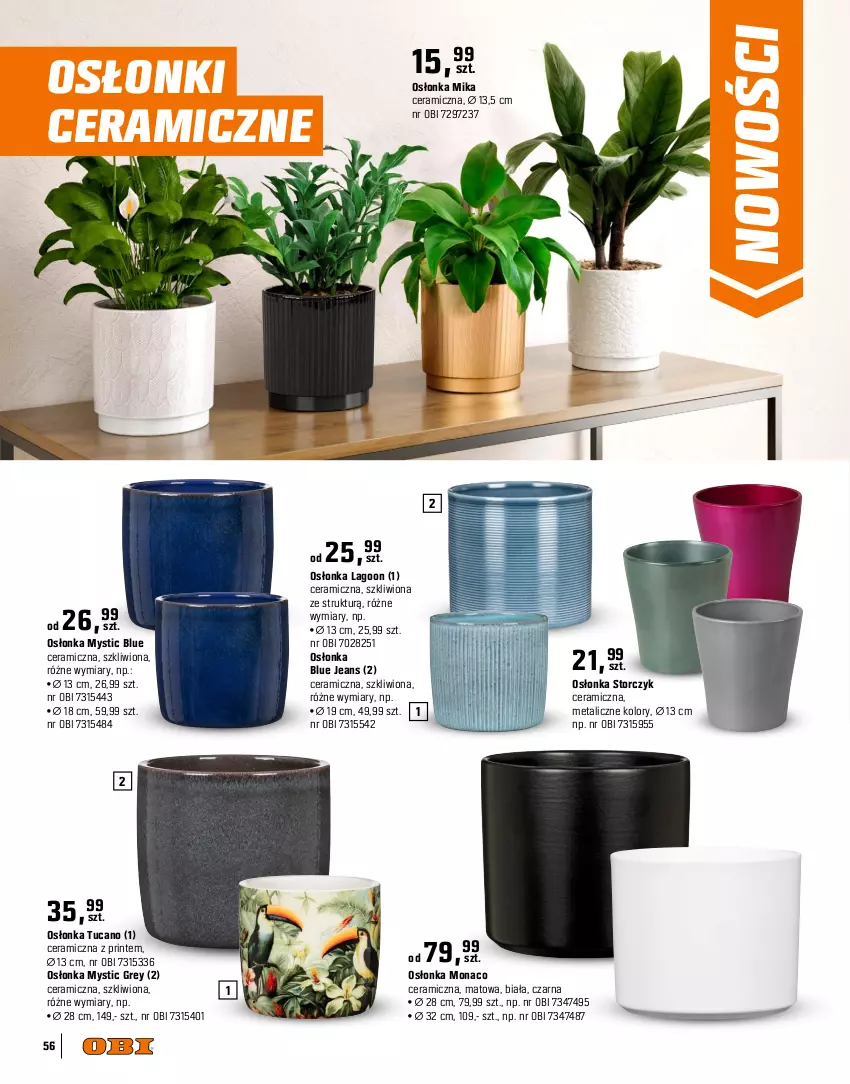 Gazetka promocyjna Obi - Gazetka OBI - ważna 09.04 do 31.07.2025 - strona 56 - produkty: Gra, Mars, Osłonka, Storczyk