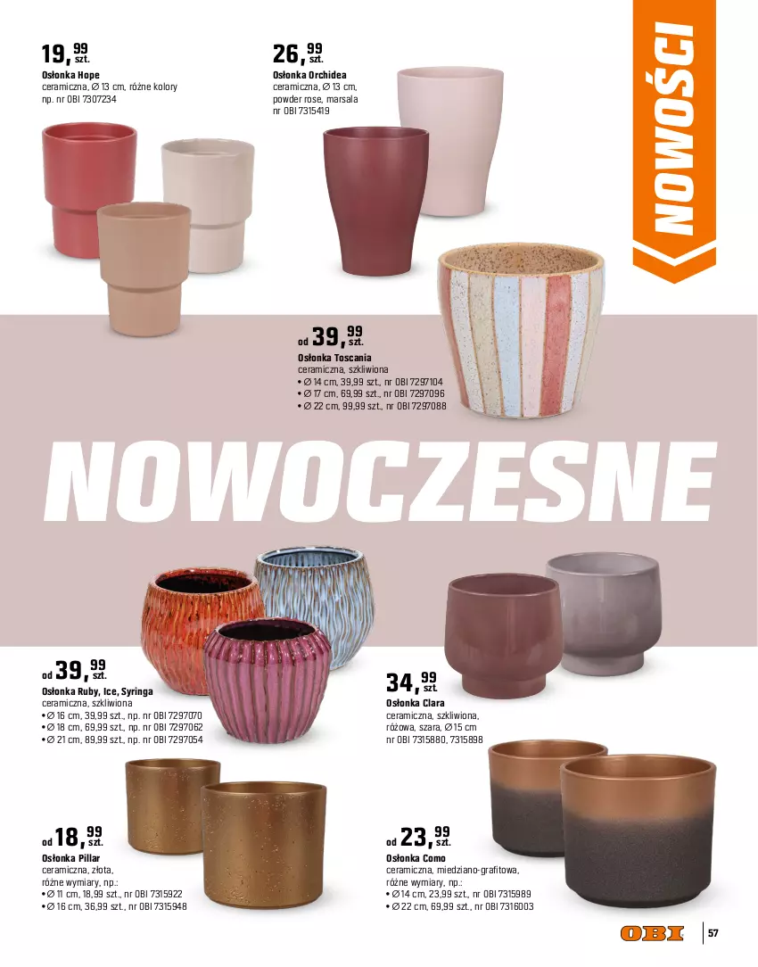 Gazetka promocyjna Obi - Gazetka OBI - ważna 09.04 do 31.07.2025 - strona 57 - produkty: Gra, Mars, Osłonka, Storczyk