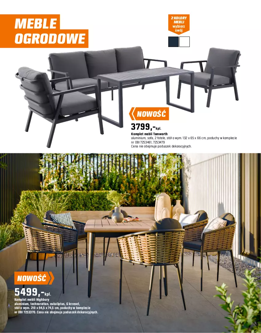 Gazetka promocyjna Obi - Gazetka OBI - ważna 09.04 do 31.07.2025 - strona 8 - produkty: Fa, Fotel, Krzesło, Meble, Siedzisko, Sofa, Stół, Sznurek