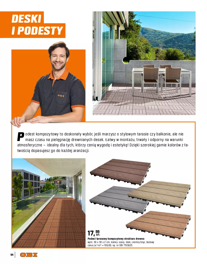 Gazetka promocyjna Obi - Gazetka OBI - ważna 09.04 do 31.07.2025 - strona 94 - produkty: Mop, Por