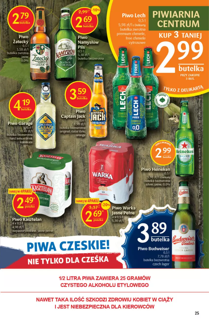 Gazetka promocyjna Delikatesy Centrum - Gazetka DC10 - ważna 10.03 do 16.03.2022 - strona 25 - produkty: Captain Jack, Gin, Gra, Kasztelan, LG, Namysłów, Piec, Piwa, Piwo, Por, Ryż, Ser, Warka