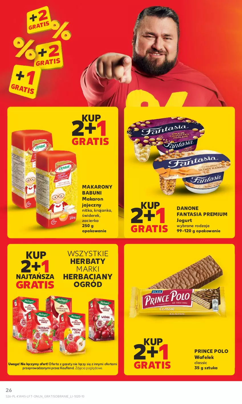 Gazetka promocyjna Kaufland - Gazetka tygodnia - ważna 08.11 do 15.11.2023 - strona 26 - produkty: Babuni, Danone, Danone Fantasia, Fa, Fanta, Gra, Jogurt, Makaron, Ogród, Prince Polo, Wafelek, Waga, Zacierka