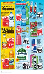 Gazetka promocyjna Kaufland - Gazetka tygodnia - Gazetka - ważna od 15.11 do 15.11.2023 - strona 58 - produkty: Nałęczowianka, Sok, Red Bull, Ice tea, Napoje, LANA, Sok jabłkowy, Tiger, Tymbark, Kubuś Waterrr, Woda mineralna, Kubuś, Napój niegazowany, Staropolanka, Woda, Napój, Nestea, Hortex