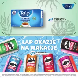 Gazetka promocyjna Stokrotka - Łap okazje - Gazetka - ważna od 26.06 do 26.06.2024 - strona 16 - produkty: Warzywa, Chipsy, Herbata czarna, Tetley, Pringles, Owoce, Herbata, Mięso