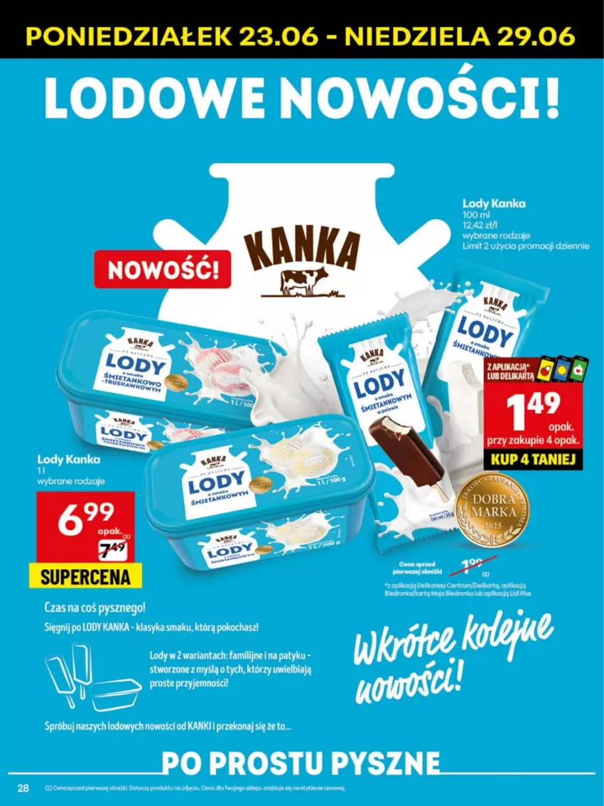 Gazetka promocyjna Delikatesy Centrum - Franczyza DC26 Poniedziałek - ważna 23.06 do 29.06.2025 - strona 28